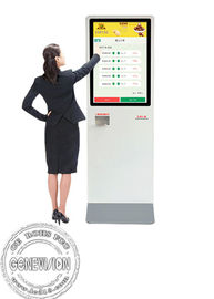 Система платежей заказывания на линии киоска Синьяге Вифи цифров экрана касания информации об услугах собственной личности пола стоящая