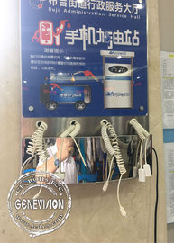 Реклама экрана 21,5&quot; Лкд держателя стены Дий супер тонкая киоск зарядной станции телефона